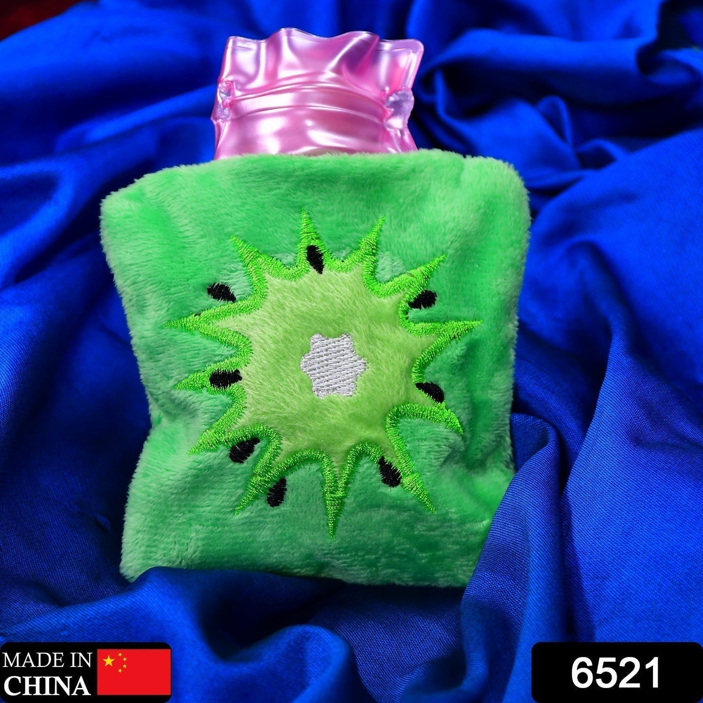 Green Sun Compact Hot Water Bag with Cover – Pain Relief Warmer for Neck, Shoulders, Hands, Feet & Menstrual Cramps