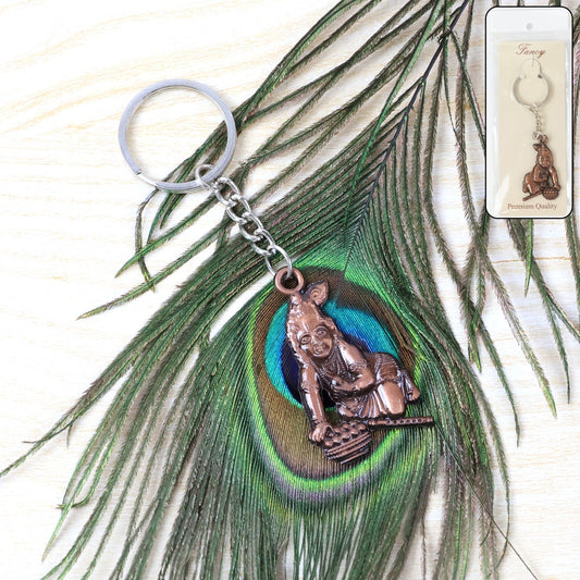 Bal Krishna Crawling Design Keychain (1 Pc)