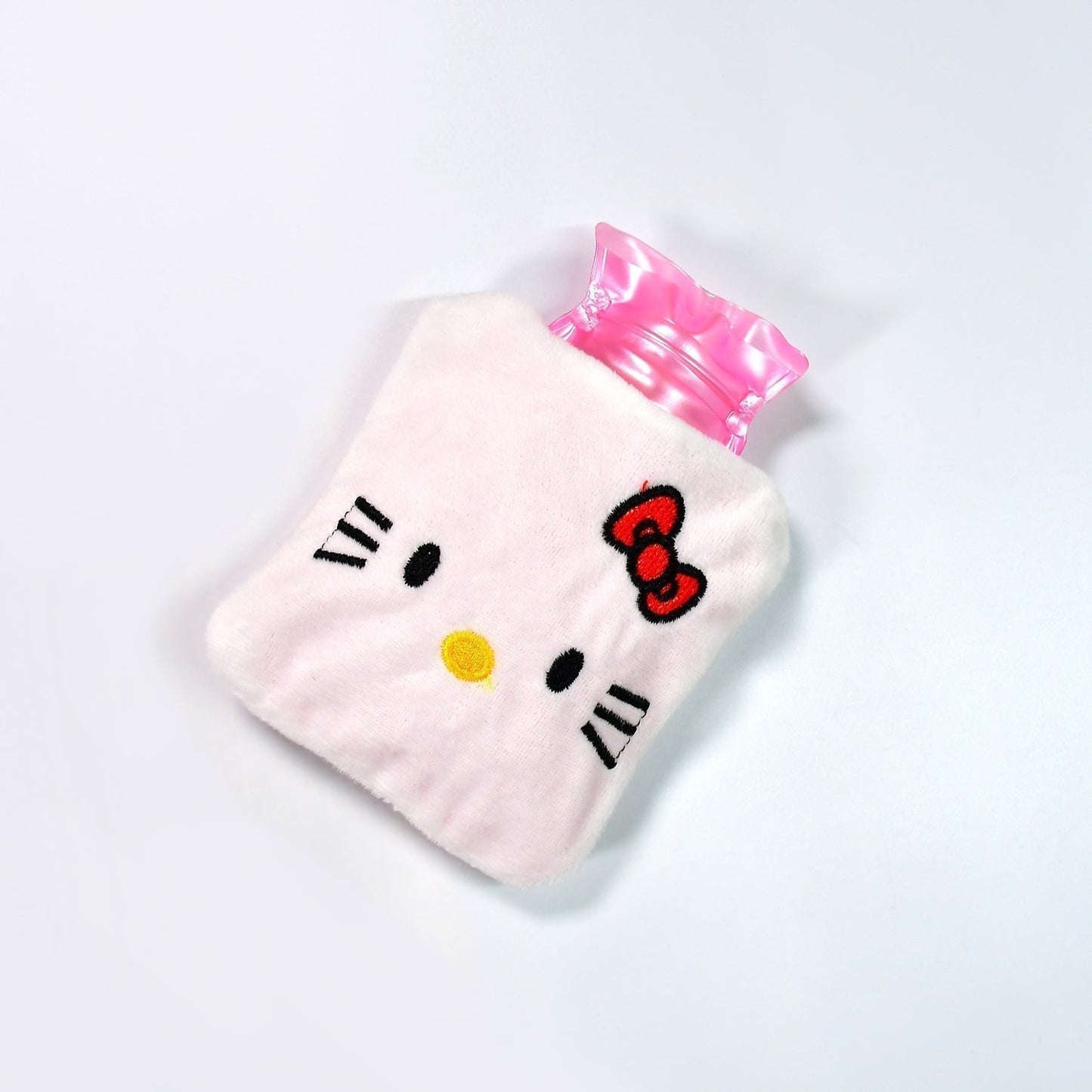 White Small Hot Water Bag â€“ Pain Relief for Neck, Shoulder, Hand & Feet, Menstrual Cramps Warmer