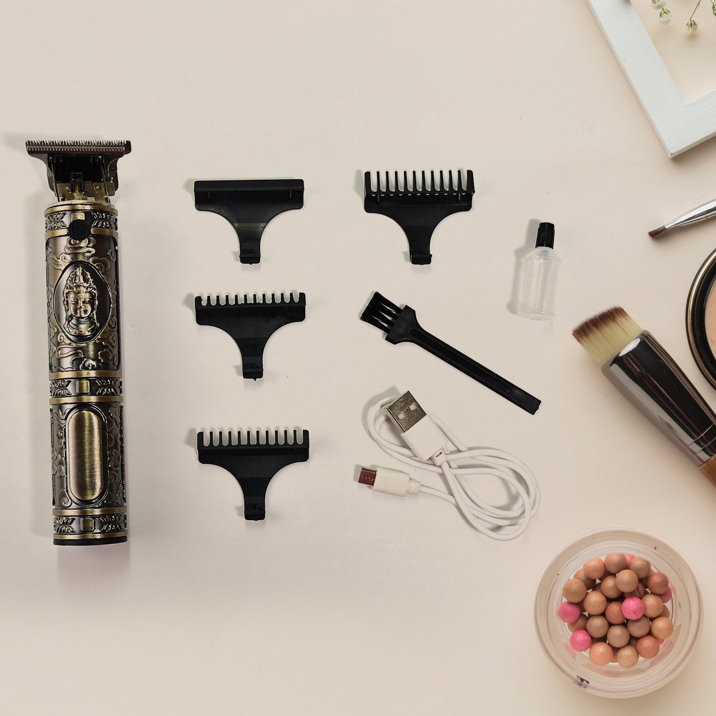 Electric shaving machine dry shaving for men - hair shaving and trimming beard With adjustable blade clipper., Hair accessories