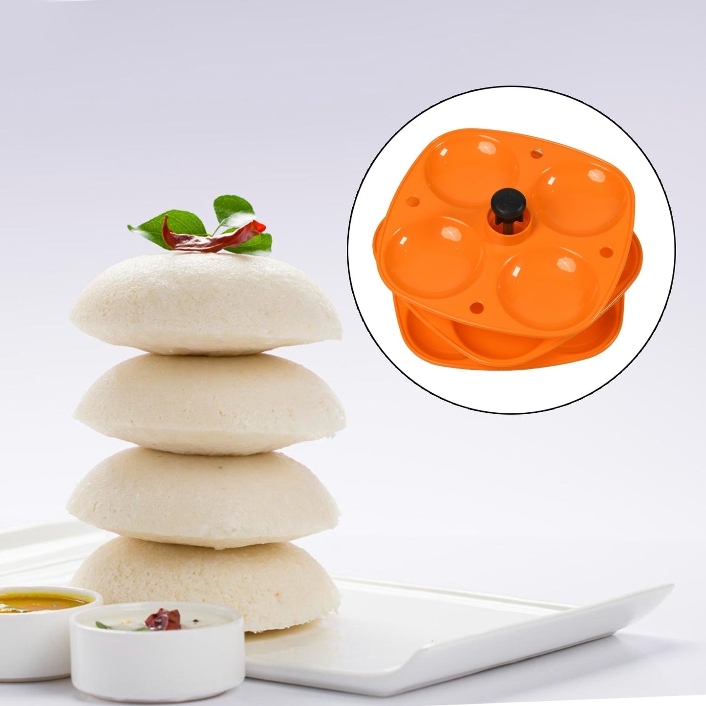 3 Layer Idli Stand for Holding and Serving Idlis (Household Kitchen Use)