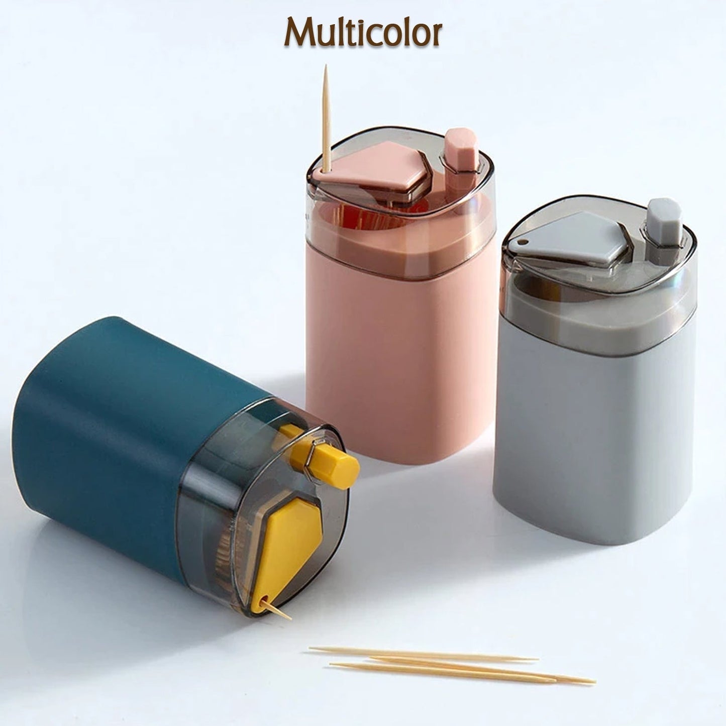 Pop-Up Automatic Toothpick Dispenser – Safe & Novel Storage Container