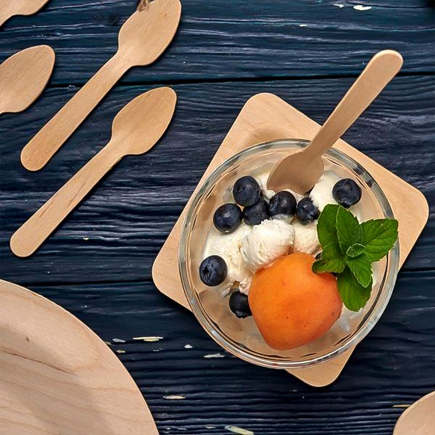 160mm Wooden Spoon â€“ 30 Pcs Pack