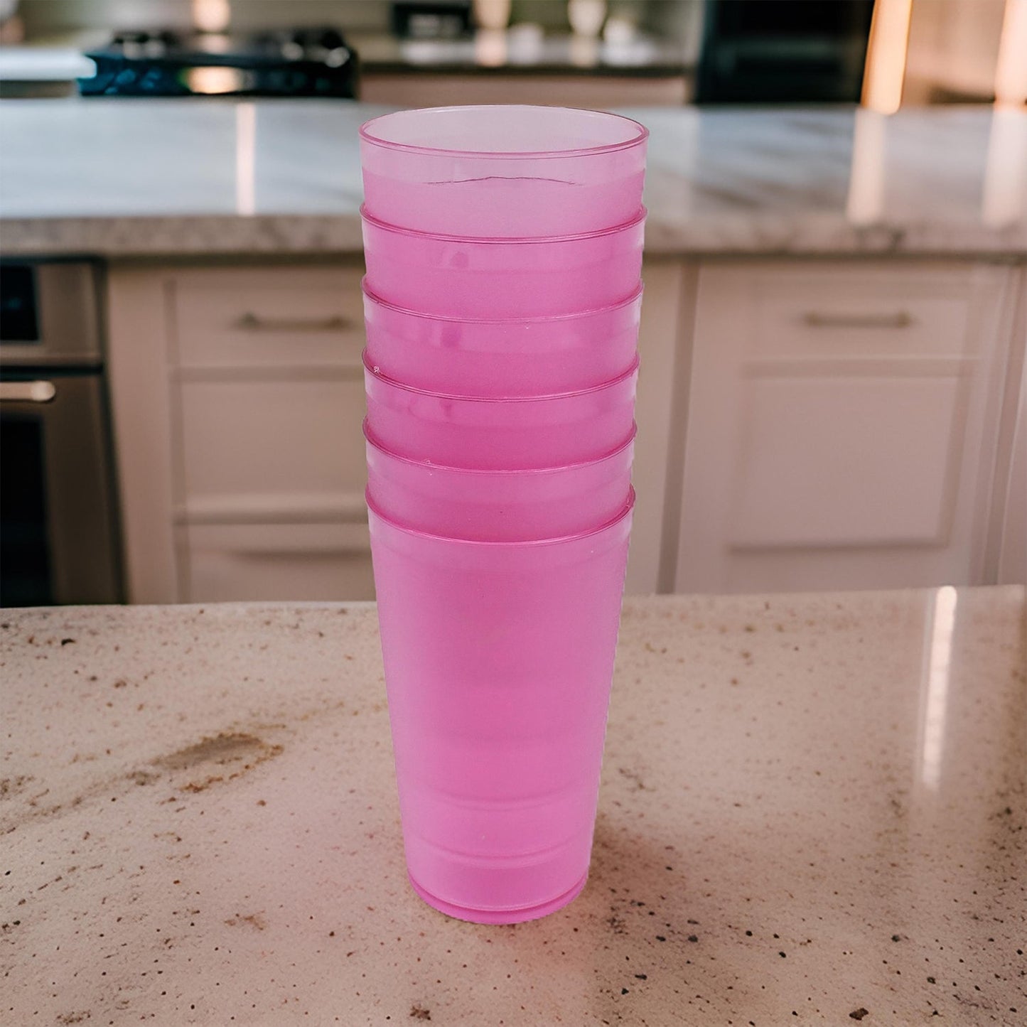 Large Glass Set – Ideal for Kitchens & Offices, Perfect for Water & Beverages (6-Piece)