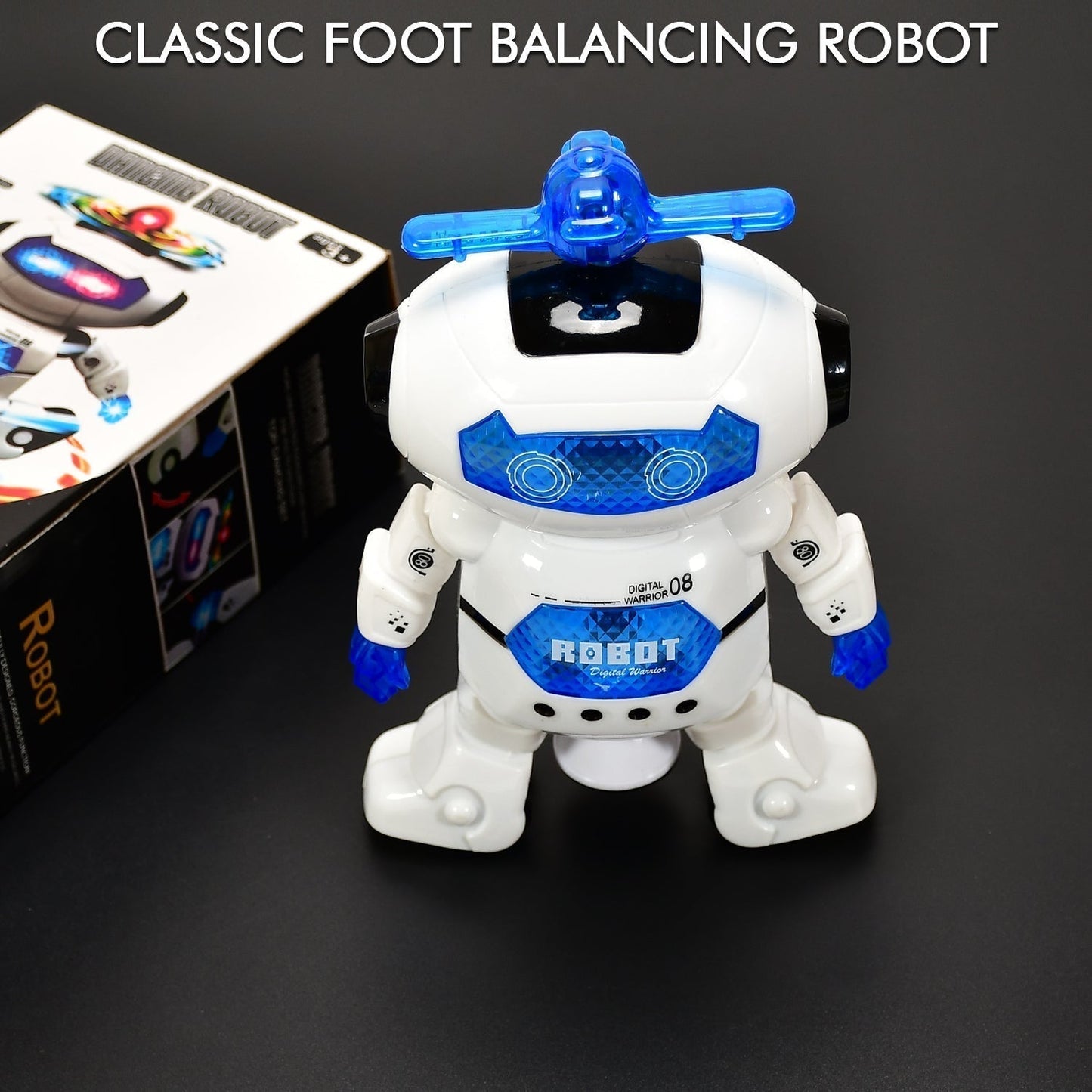 Dancing Robot with 3D Lights and Music.