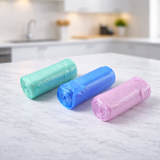 Heavy Duty Disposable Garbage Bags Roll (45x60 Cm, 3 Roll, 90 Bag)