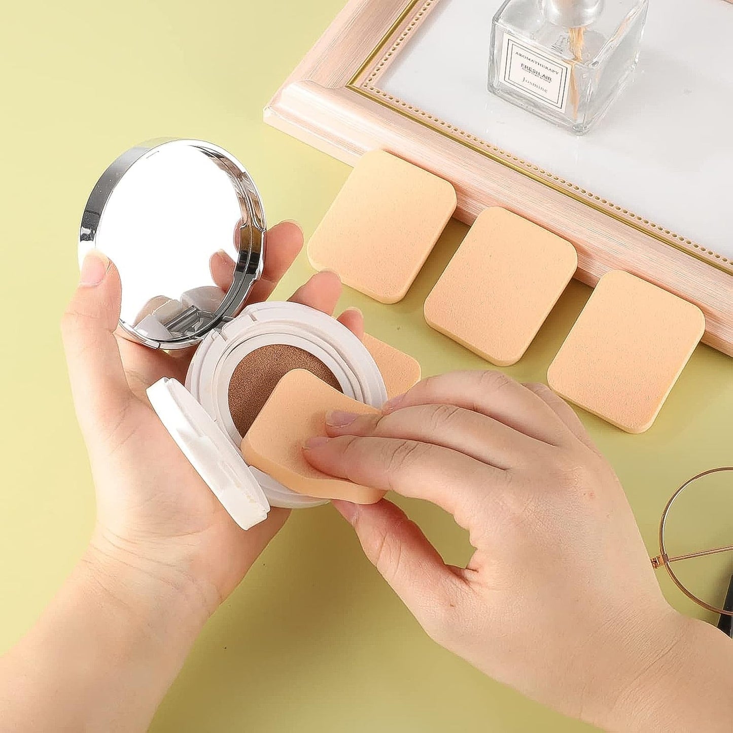 Makeup Sponges Set, Perfect for Liquid, Cream, and Powder (6 Pcs Set)