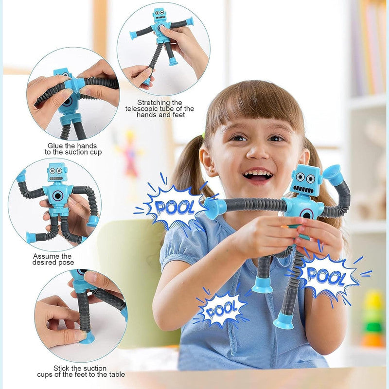 Flexible Robot Shape Magic Spring Toy (1 Pc)