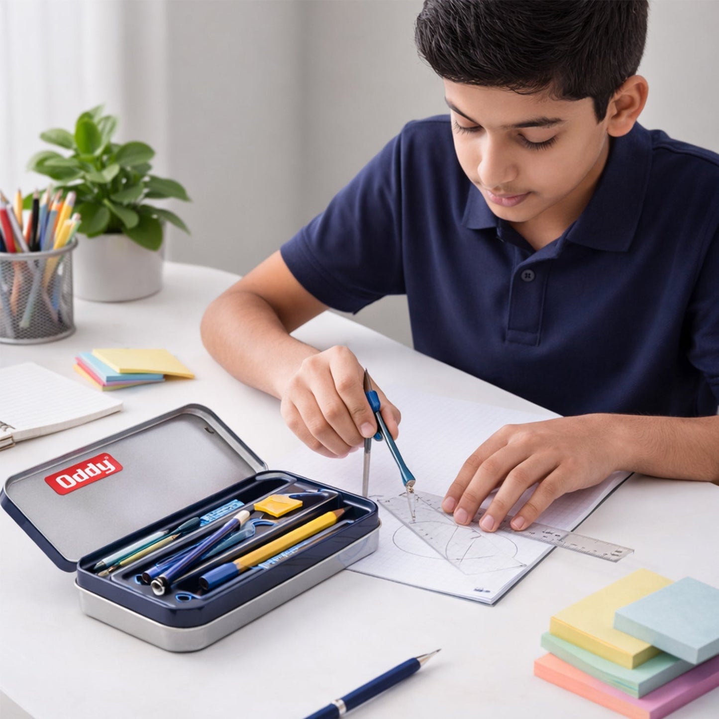 Oddy Premium Metal Geometry Box Set (1 Set)