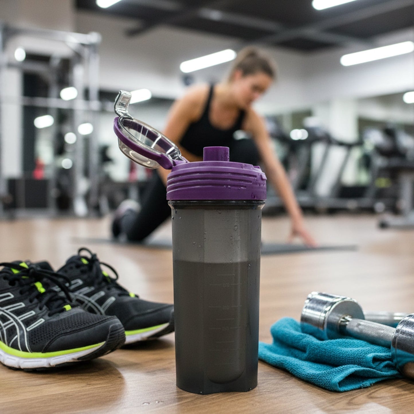 700 ML Multipurpose Protein Shaker Bottle (1 Pc)