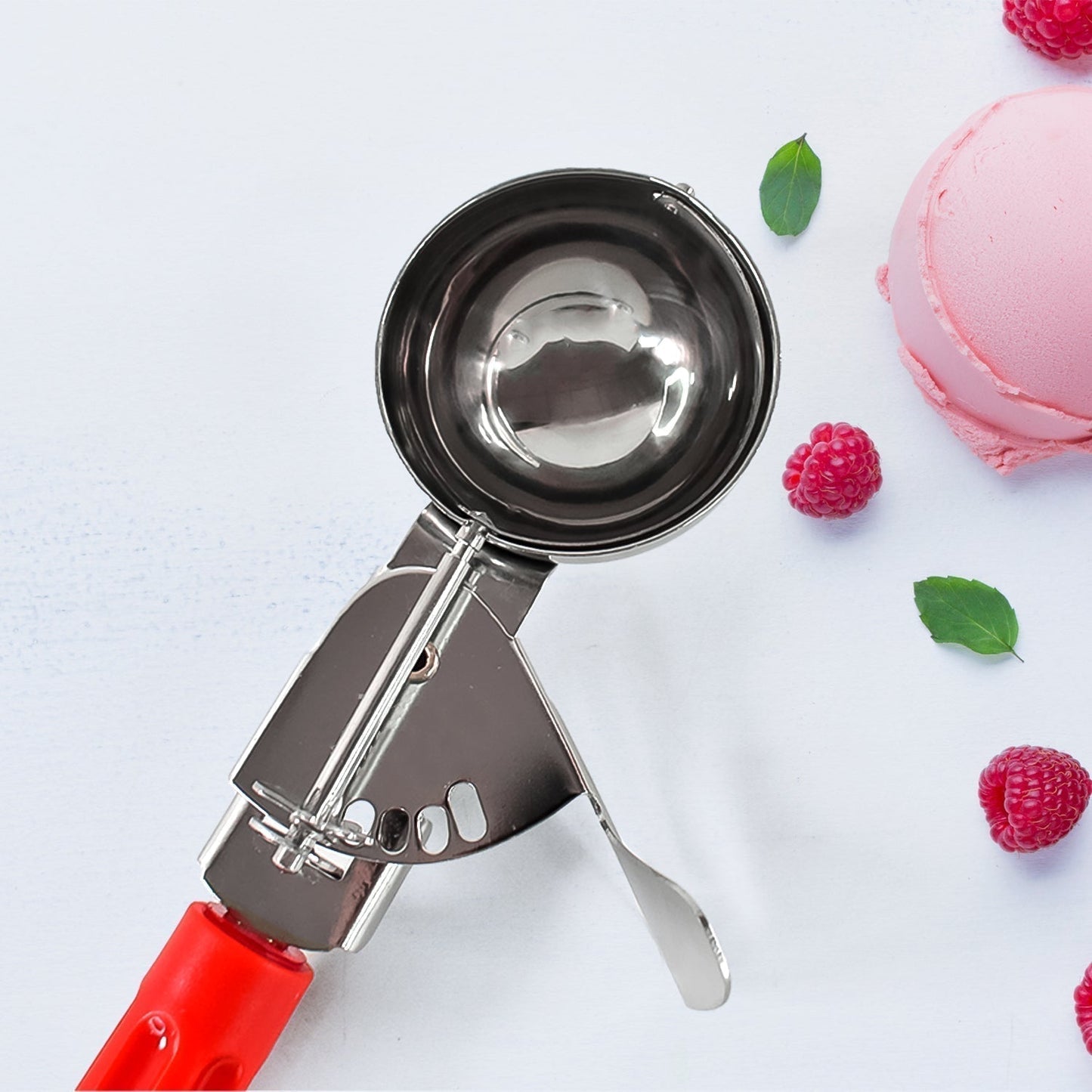 Apex Ice Cream Scoop â€“ 70 ML Stainless Steel Head with Ergonomic Handle (1 Pc)