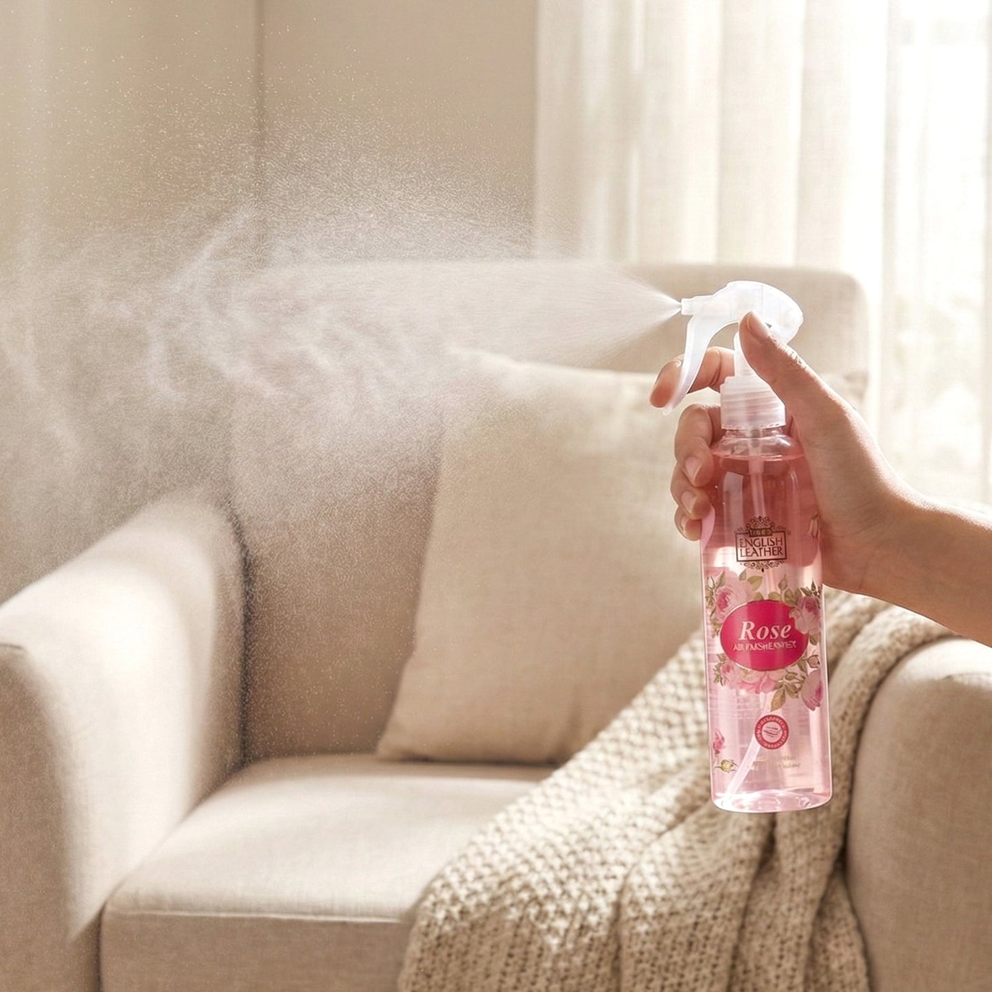 Rose Fragrance Air Freshener Spray for Home Use (250 Ml)