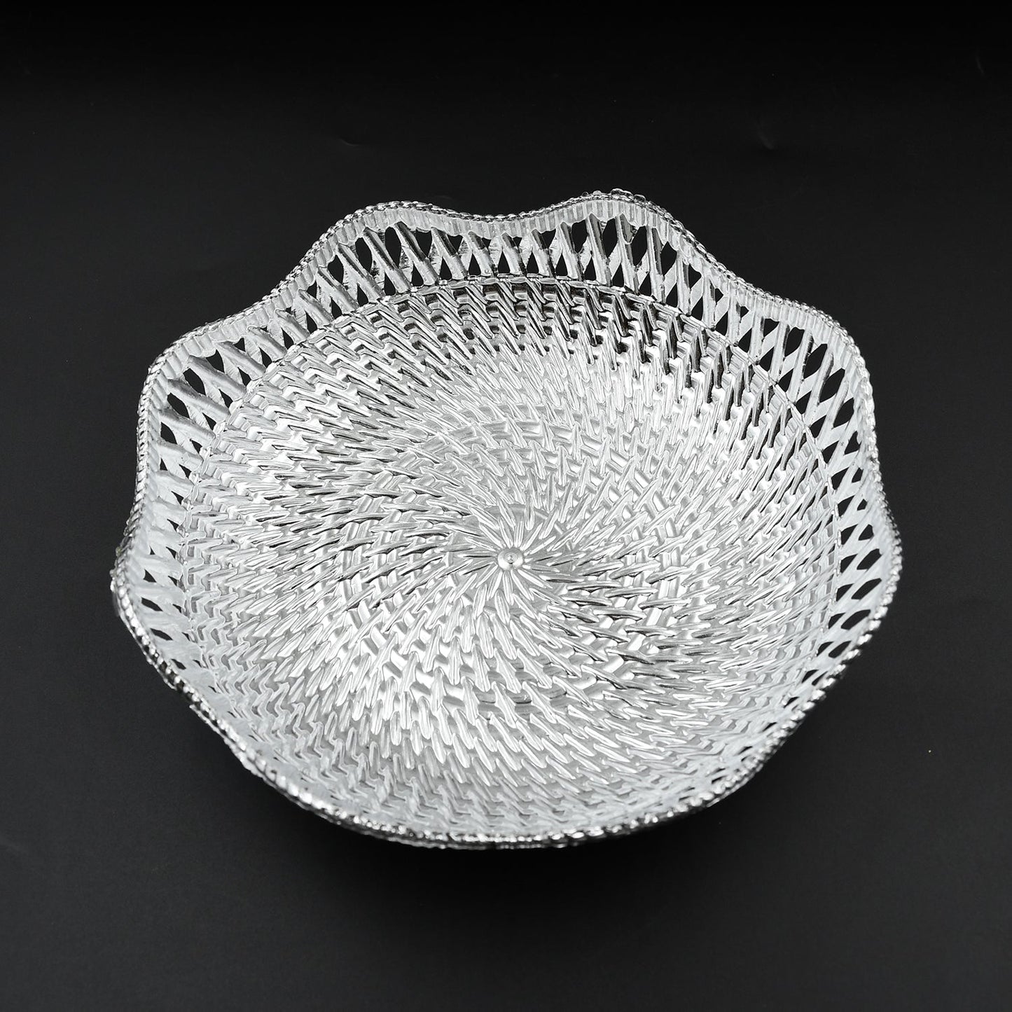Round Traditional Multipurpose Mukhwas Serving Tray – Decorative Platters (1 Pc)