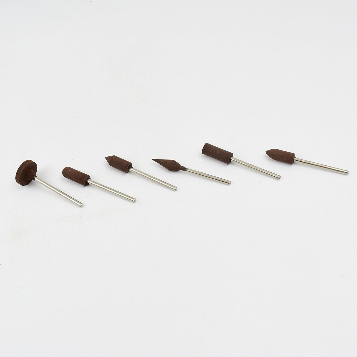 Mounted Points Abrasive Stone Head Grinding Wheel Bits Rotary Tool Kit (6 Pcs)