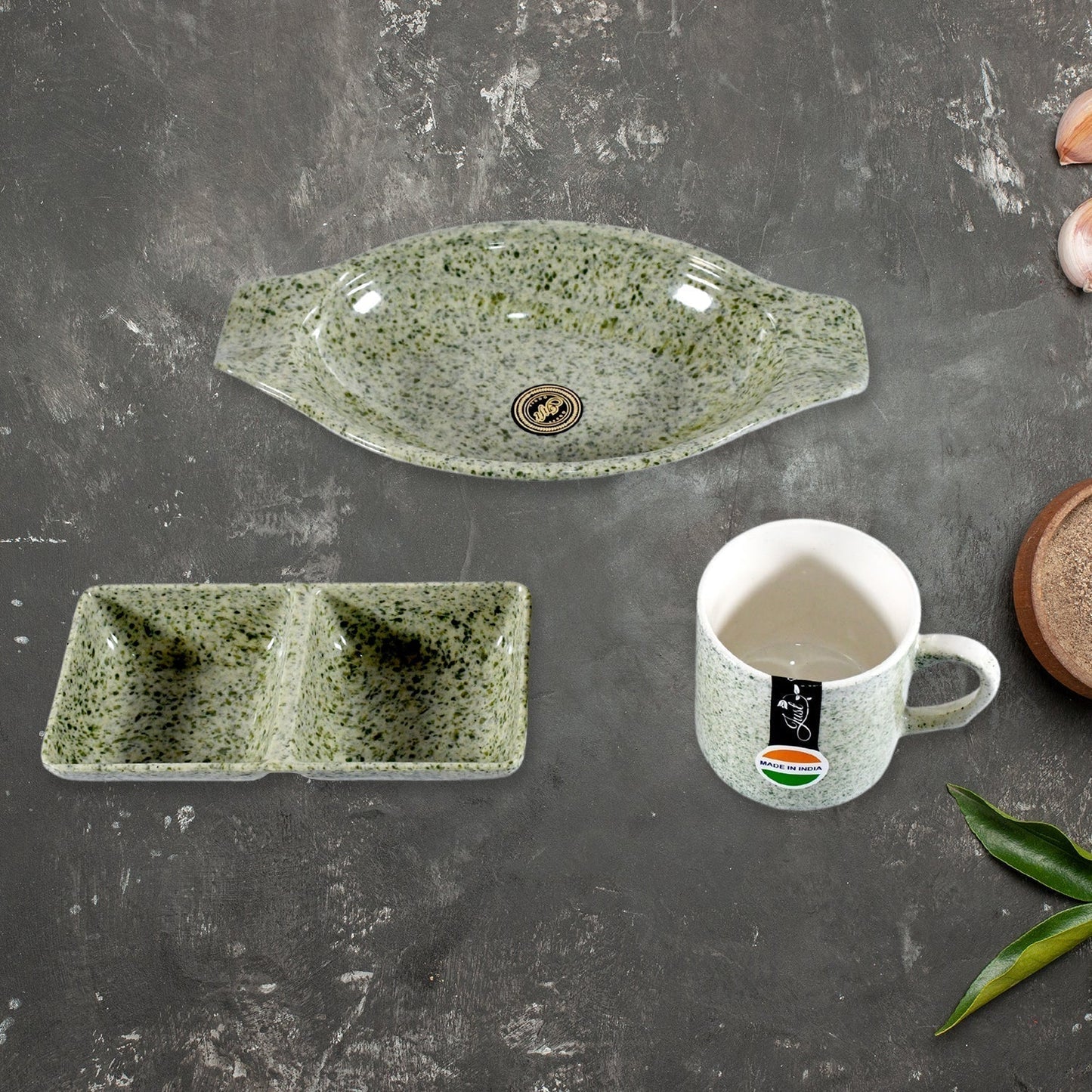 Sunday Funday 6-Piece Tea Set – Platter & Dual Bowl