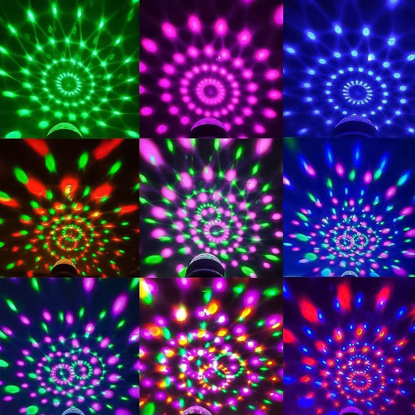 Party Lights, DJ Stage Light Disco Ball Light USB Charging Party Stage Lamp Party Light for Home Bar Car Wedding Holiday Party, Party Gift Kids Birthday