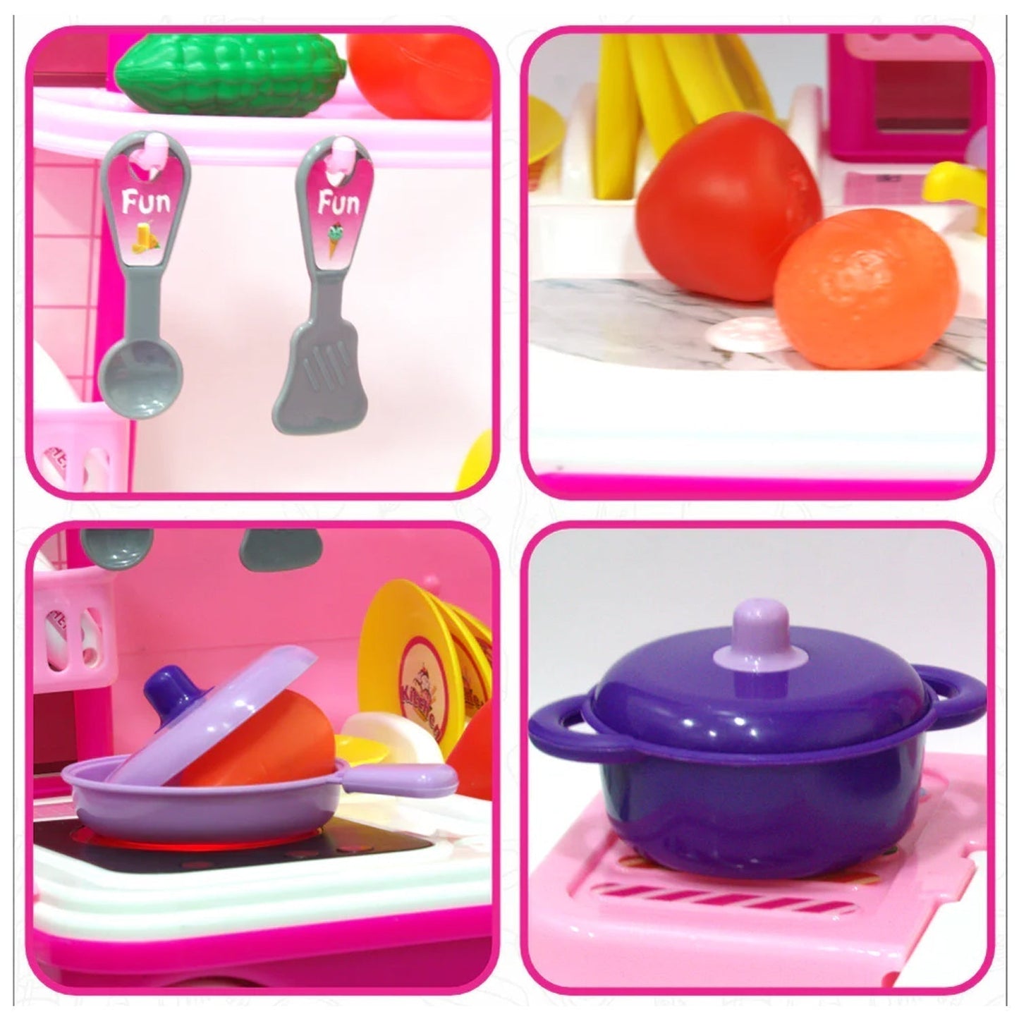 3-in-1 Kitchen Set for Kids with Suitcase â€“ Role Play Cooking Toy for Girls & Boys (3+)