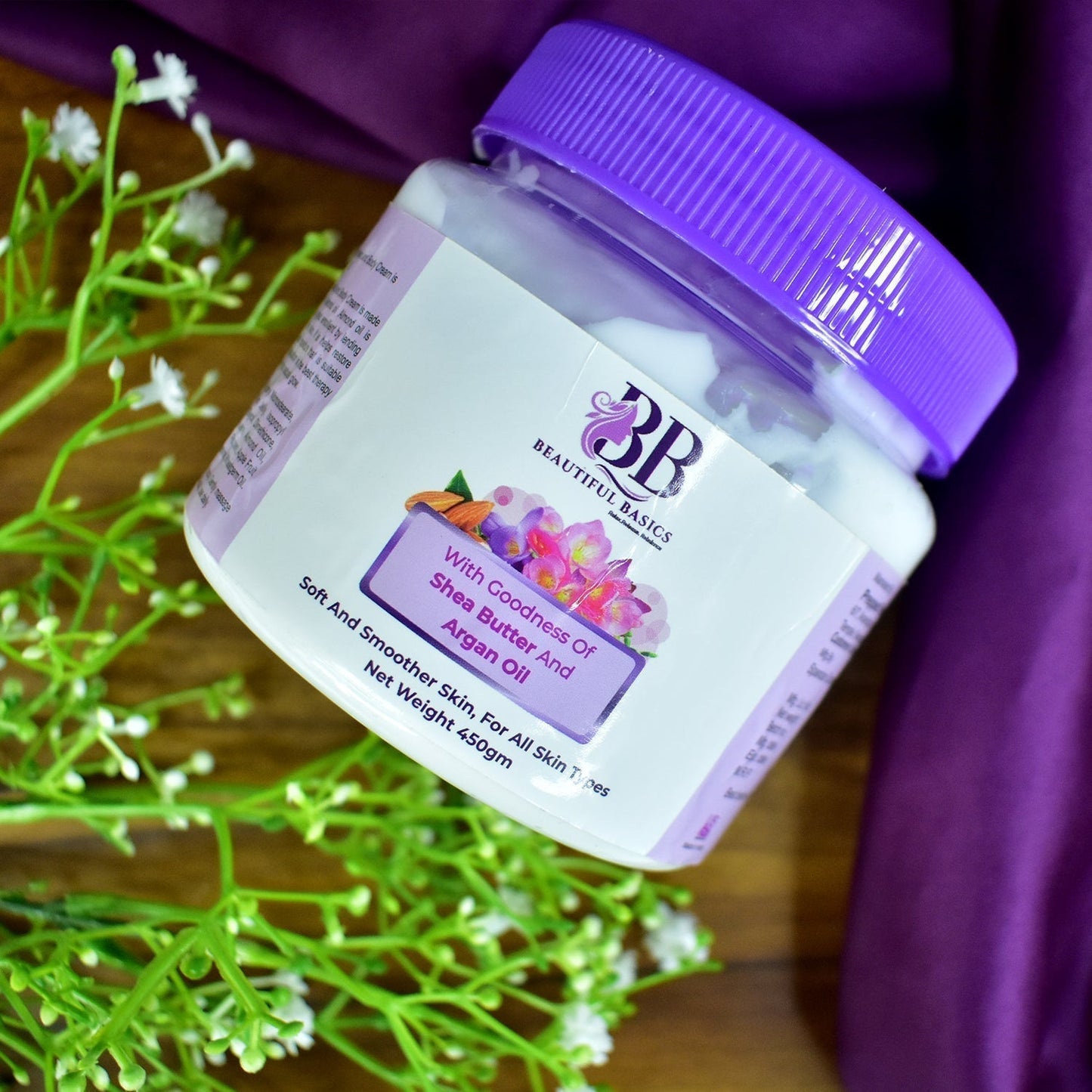 Beautiful Basics Shea Butter & Argan Oil Body Cream â€“ 450g