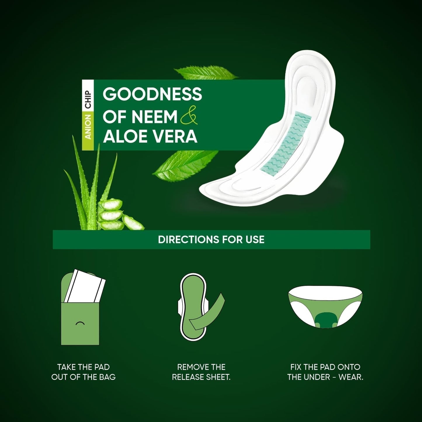 Sanitary Pantyliners with Neem & Aloe Vera â€“ Ultra Thin (24 Pcs)