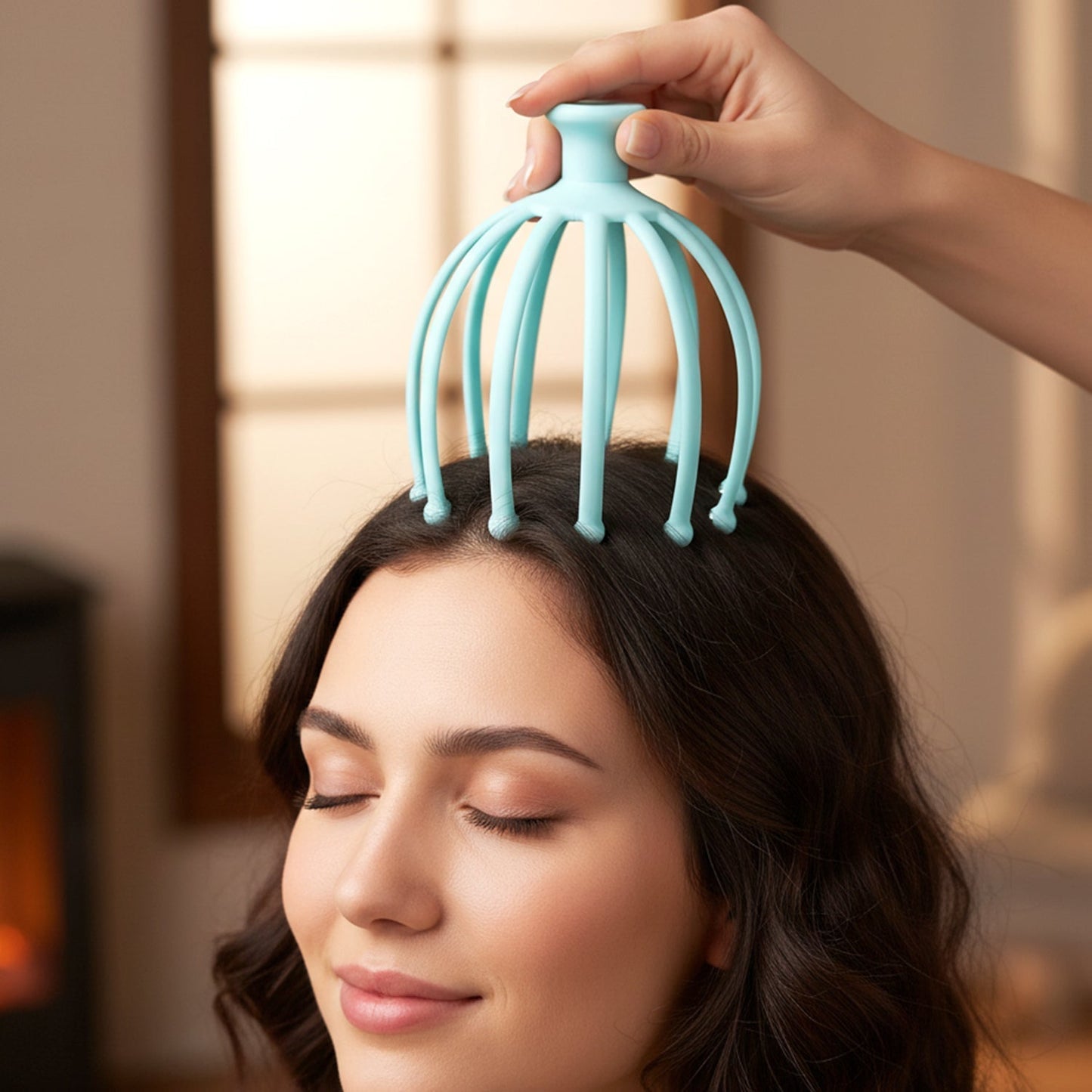 Manual Head Scalp Massager for Stress Relief  (1 Pc)