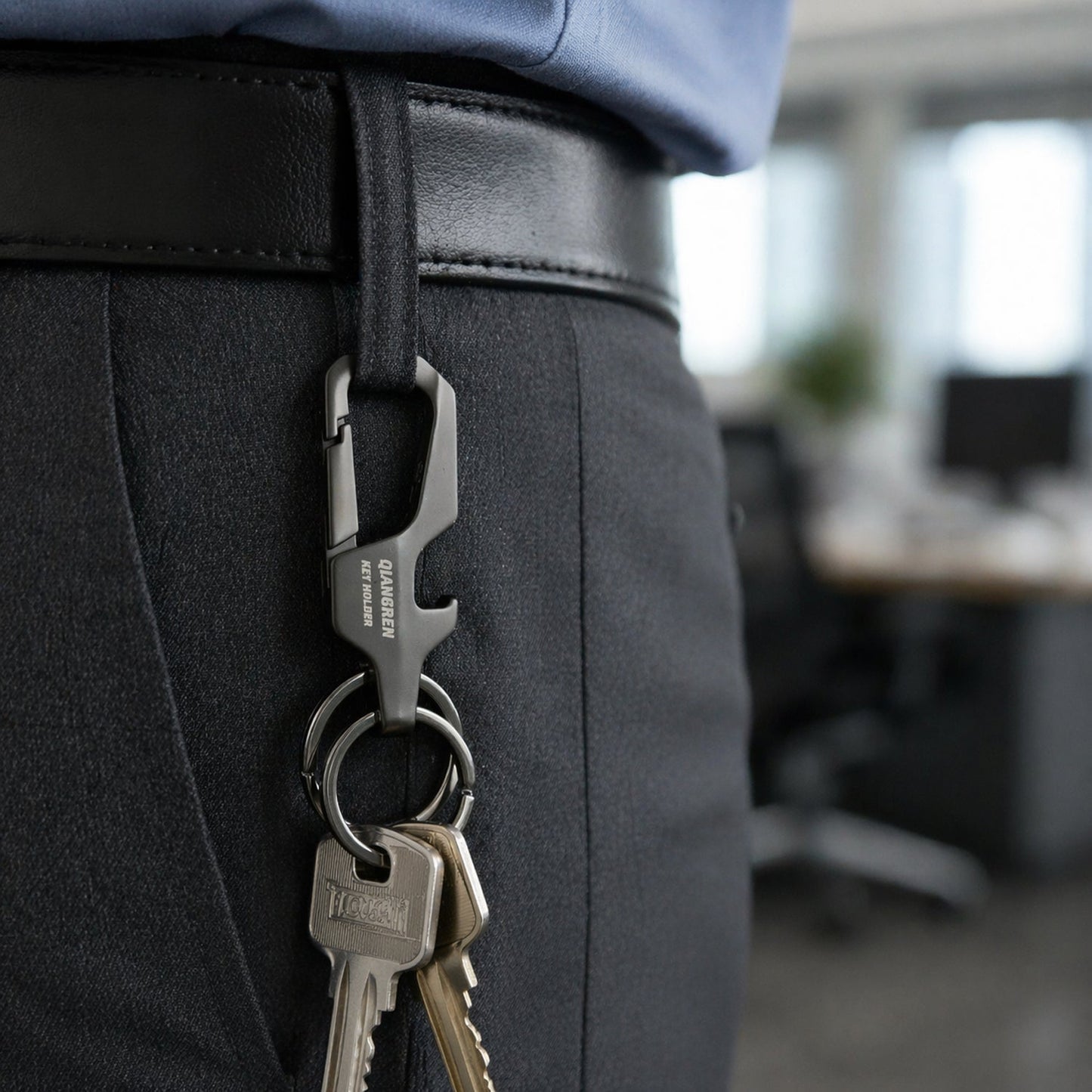Premium Heavy Duty Metal Key Holder Clip Keychain 1 Pc
