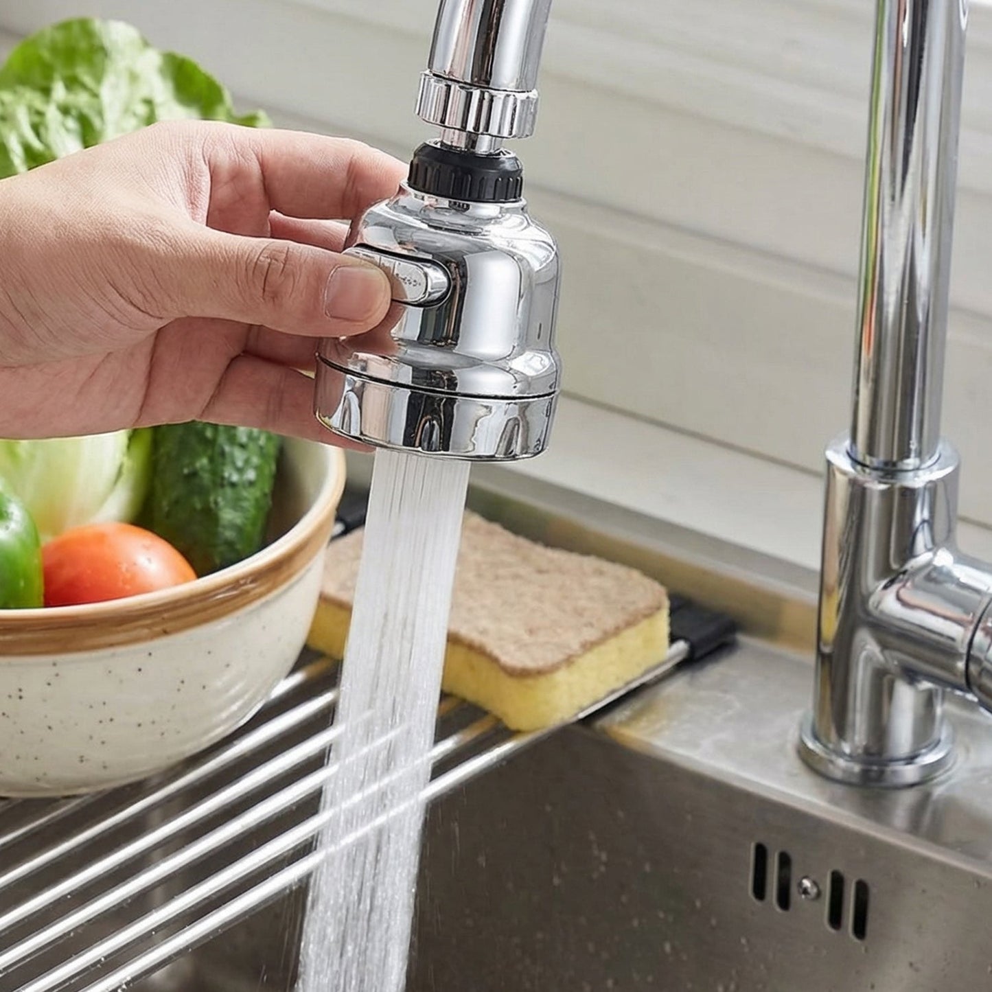 360° Rotating Kitchen Faucet Sprayer Head (1 Pc)