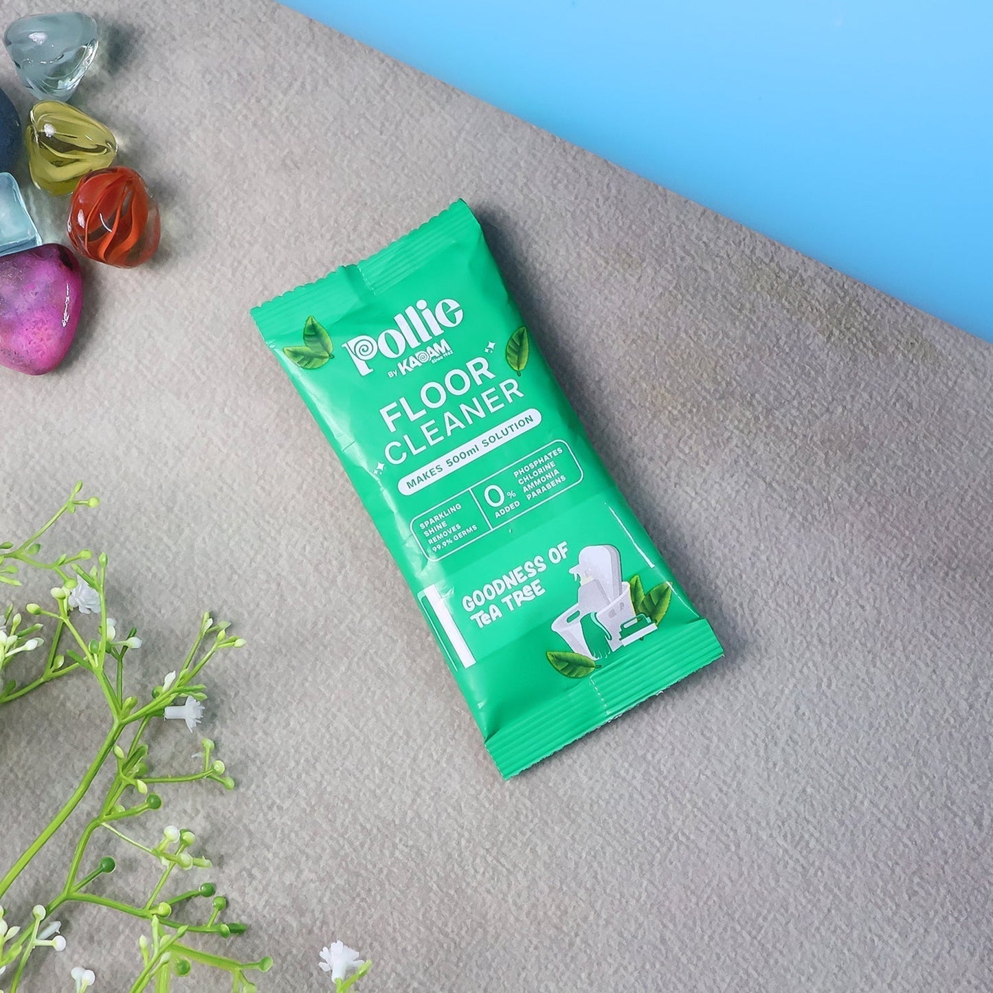 Pollic Kadam Concentrated Floor Cleaner Sachet â€“ Tea Tree Fragrance (50 Gm)