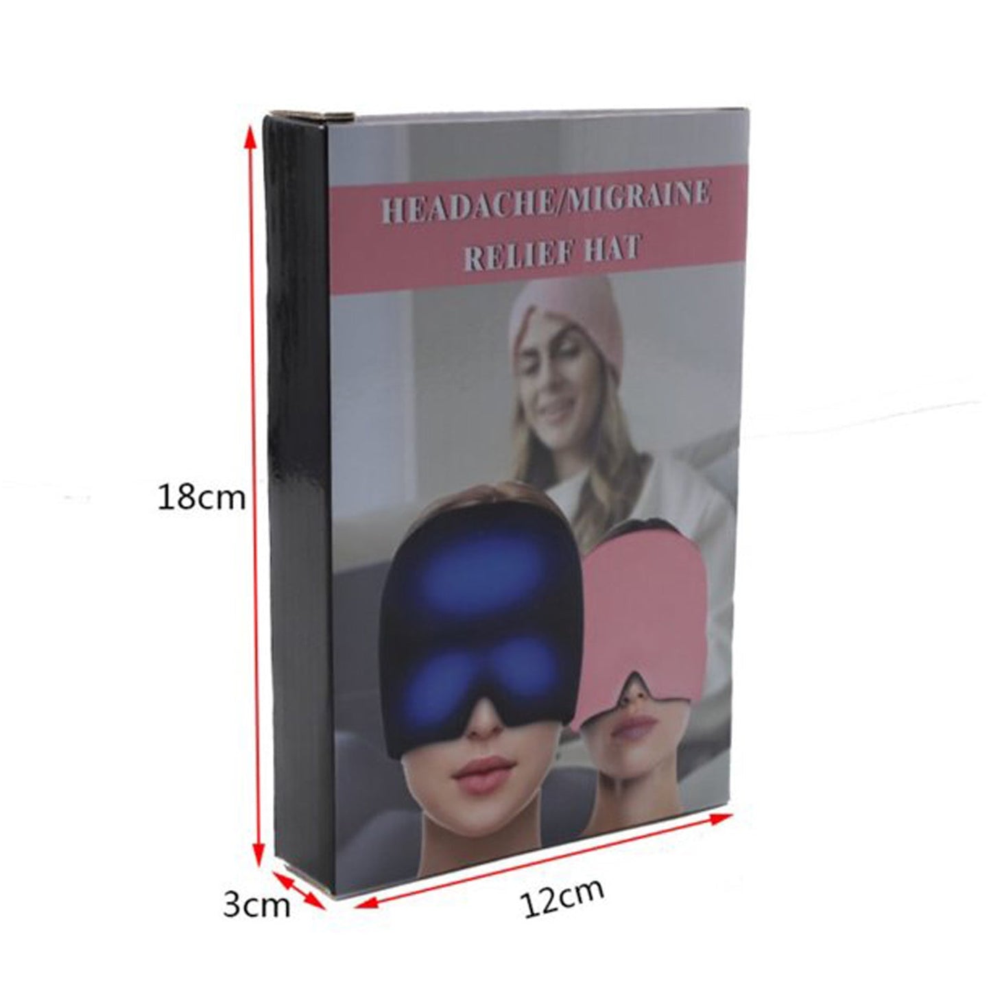 Migraine and Headache Relief Cap: Ice Wrap for Tension & Sinus Relief