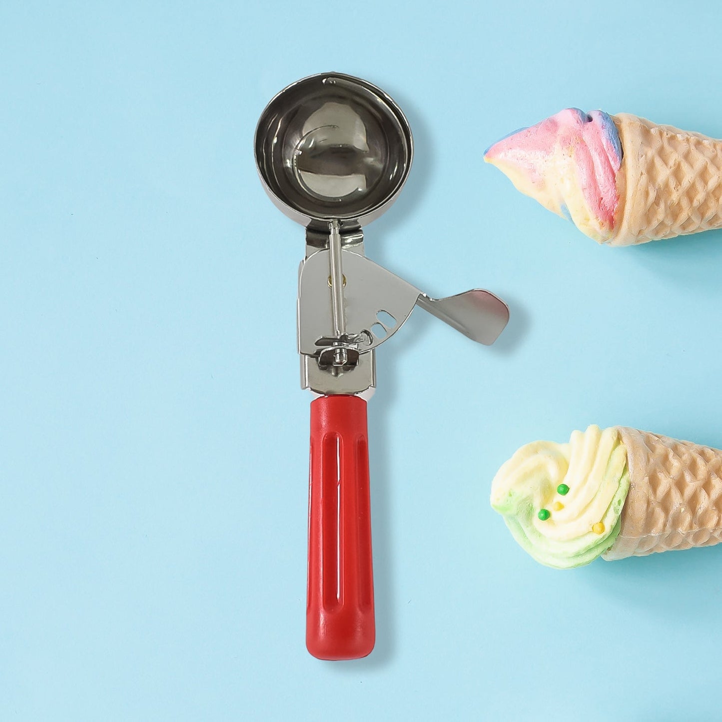 Apex Ice Cream Scoop â€“ 70 ML Stainless Steel Head with Ergonomic Handle (1 Pc)