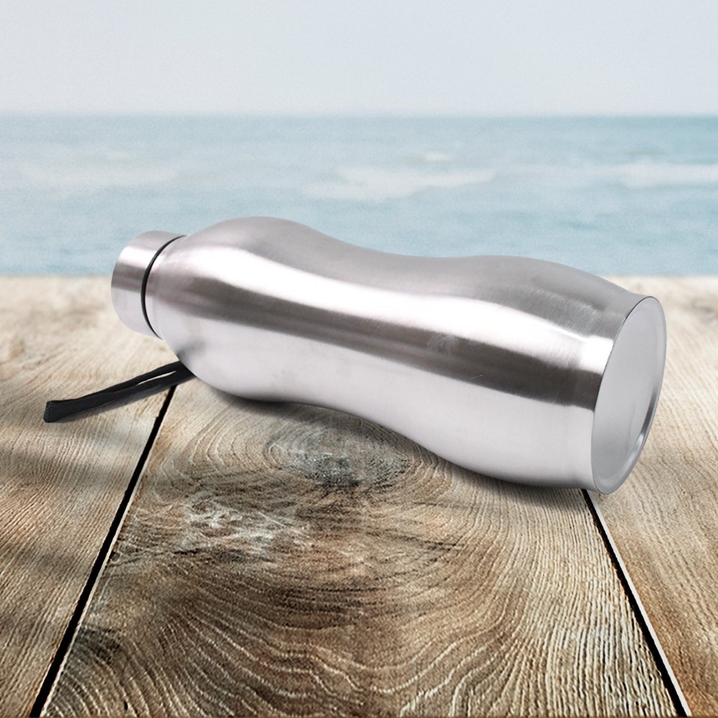 Stainless Steel Single Wall Vacuum-Insulated Drink Water Bottle (1000 ML)