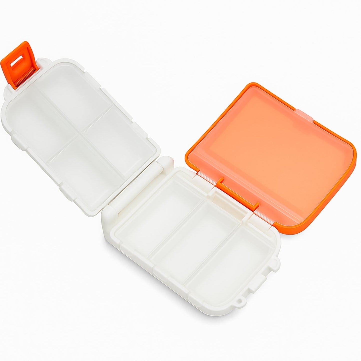 Portable Dual-Sided Pill Organizer Box (1 Pc)