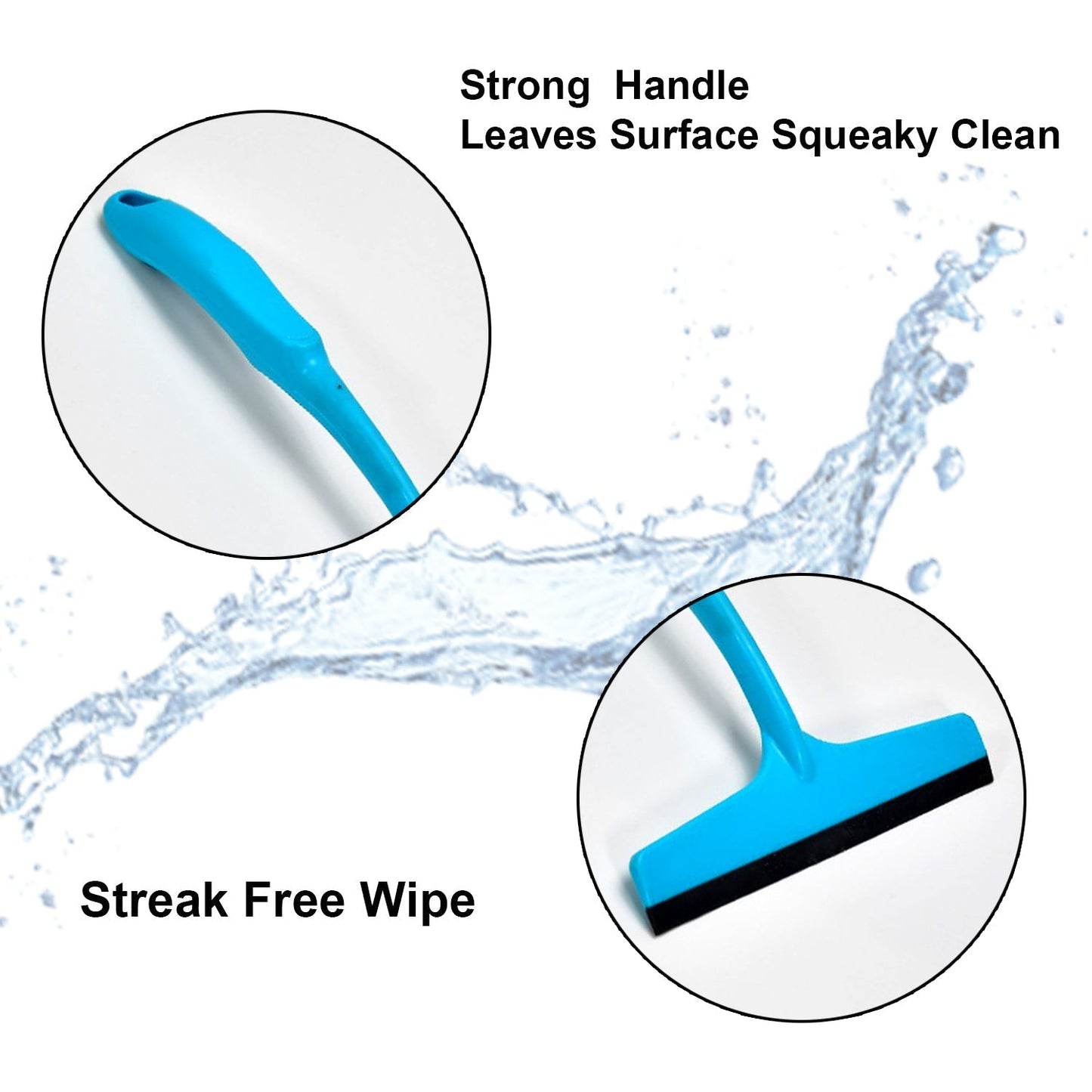 Kitchen Platform and Glass Wiper No-Dust Broom, Long Handle, Easy Floor Cleaning