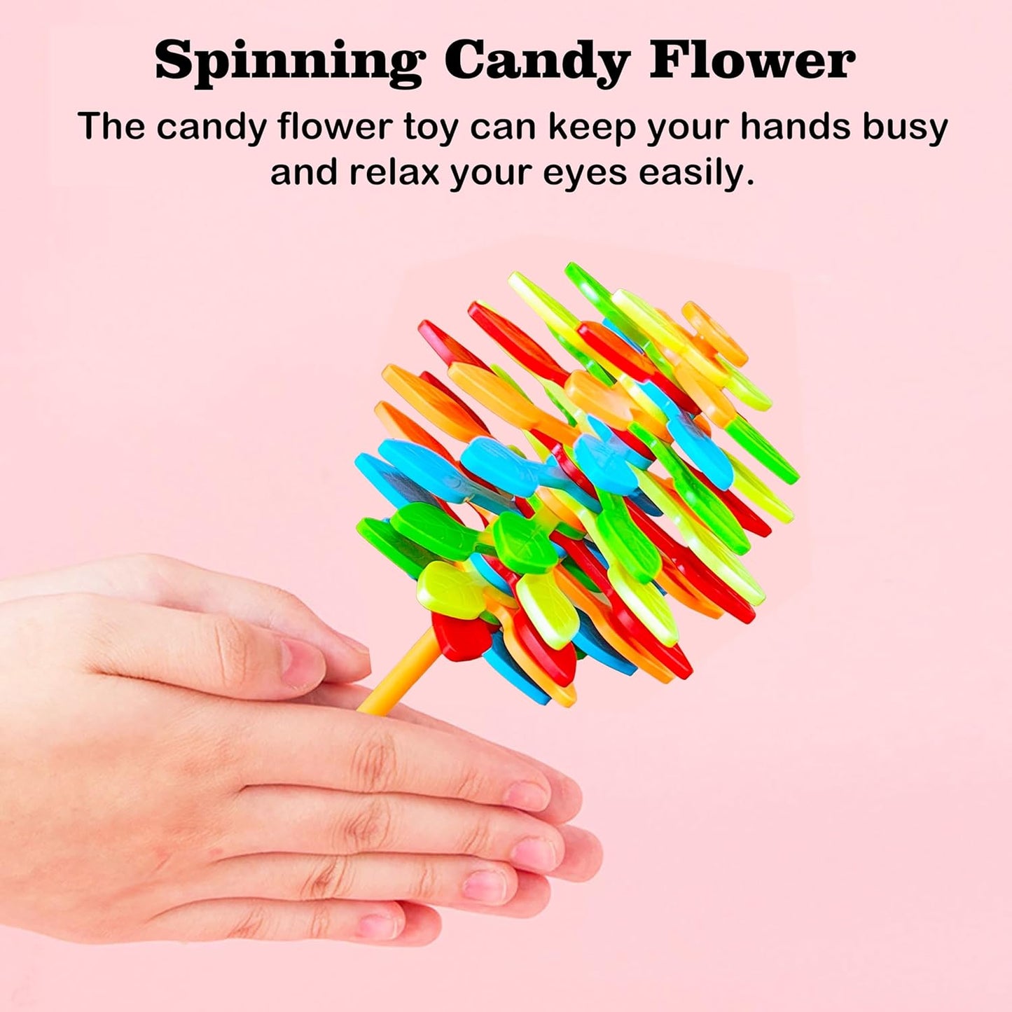 Spin Flower Candy Rotating / Spinning Toy (1 Pc)