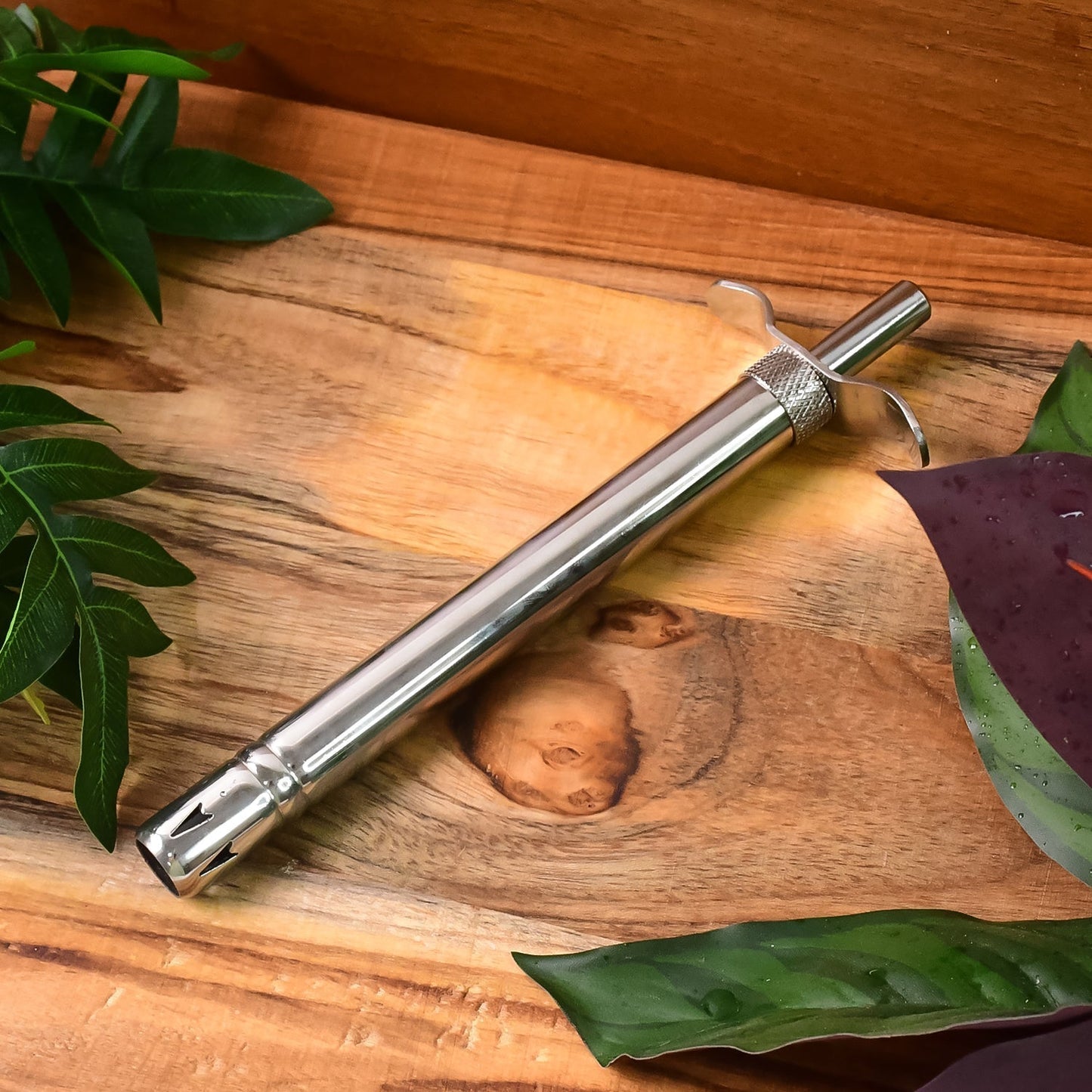 Supermom Momâ€™s Stainless Steel Gas Lighter with German Piezo
