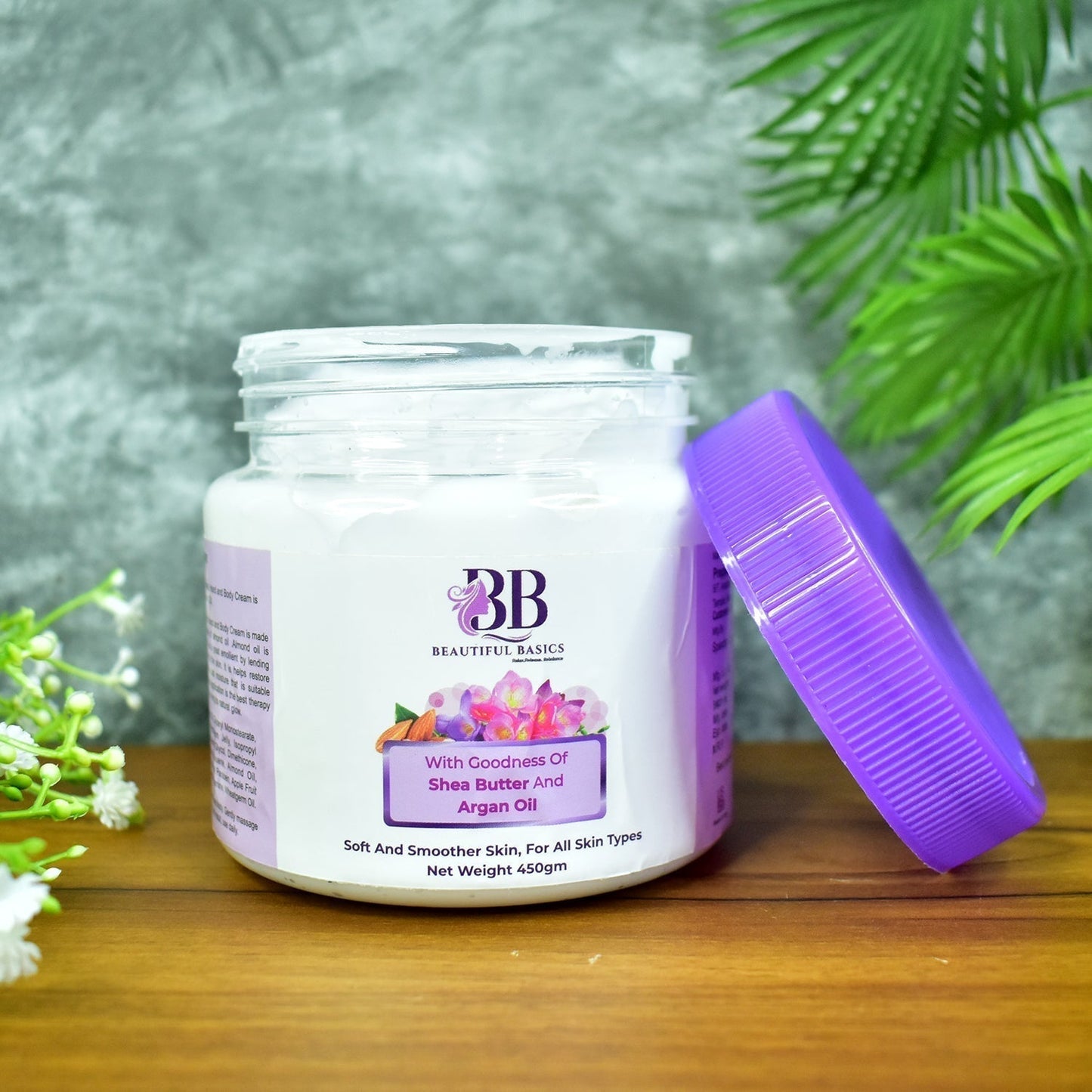 Beautiful Basics Shea Butter & Argan Oil Body Cream â€“ 450g