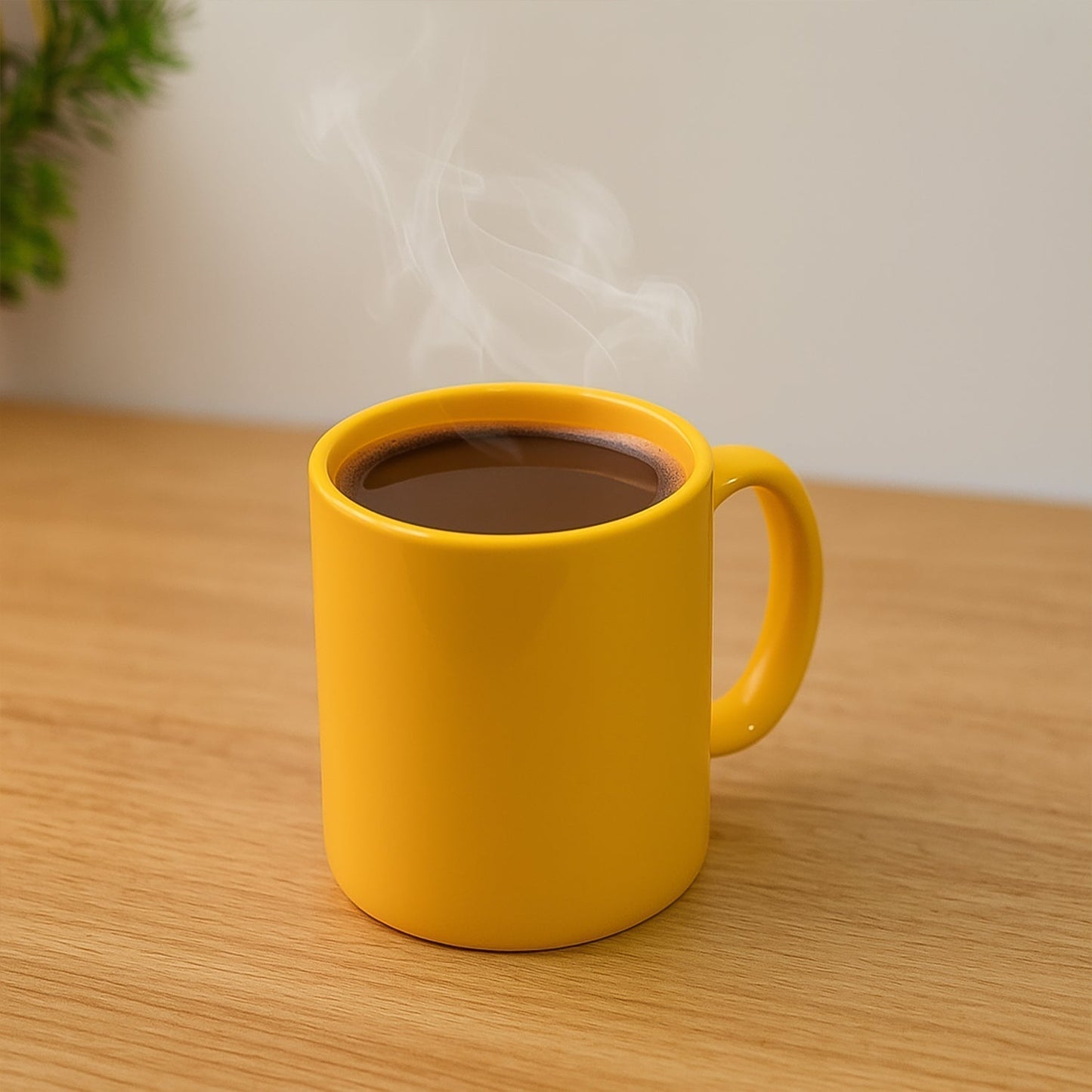Elegant Plastic Mug with Matching Spoon