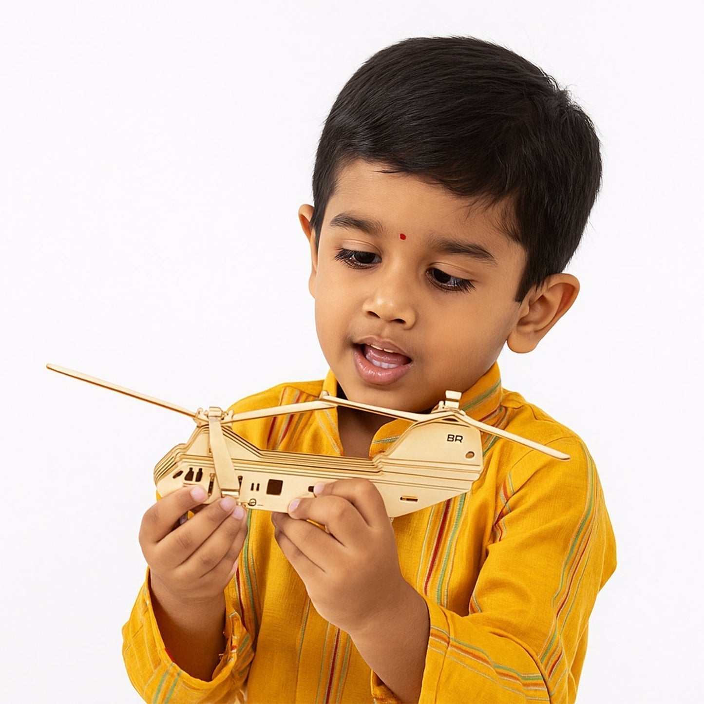 3D Wooden Aircraft Puzzle DIY Assembly Kit (Mix Design â€“ 1 Set)
