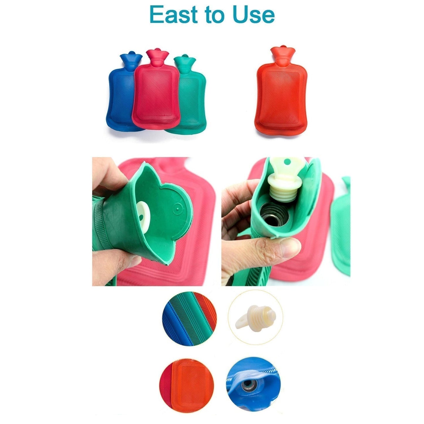 Rubber Hot Water Heating Bag for Pain Relief