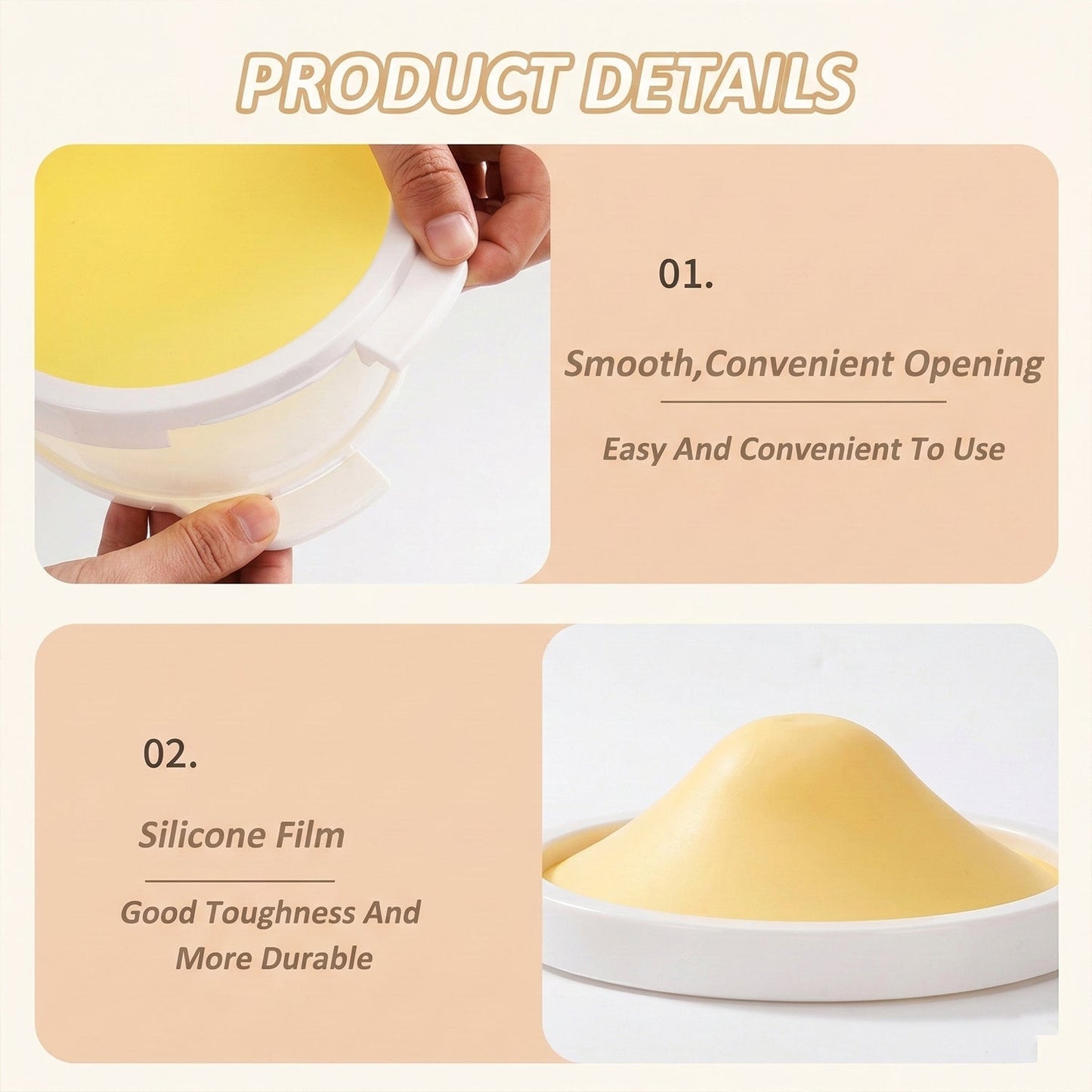 Round Food Saver Storage Container with Lid (1 Pc, 18 x 15 Cm)