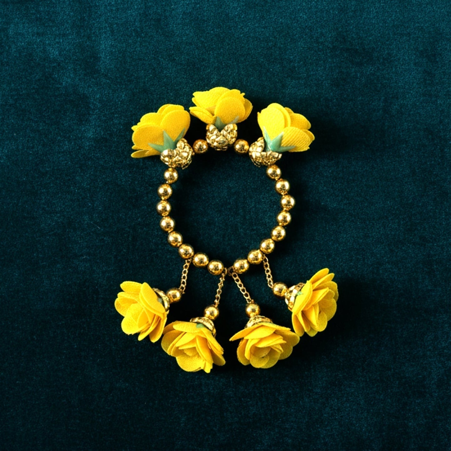 Traditional Pooja Wrist Ornament Haldi Kada Bracelet (1 Pc)