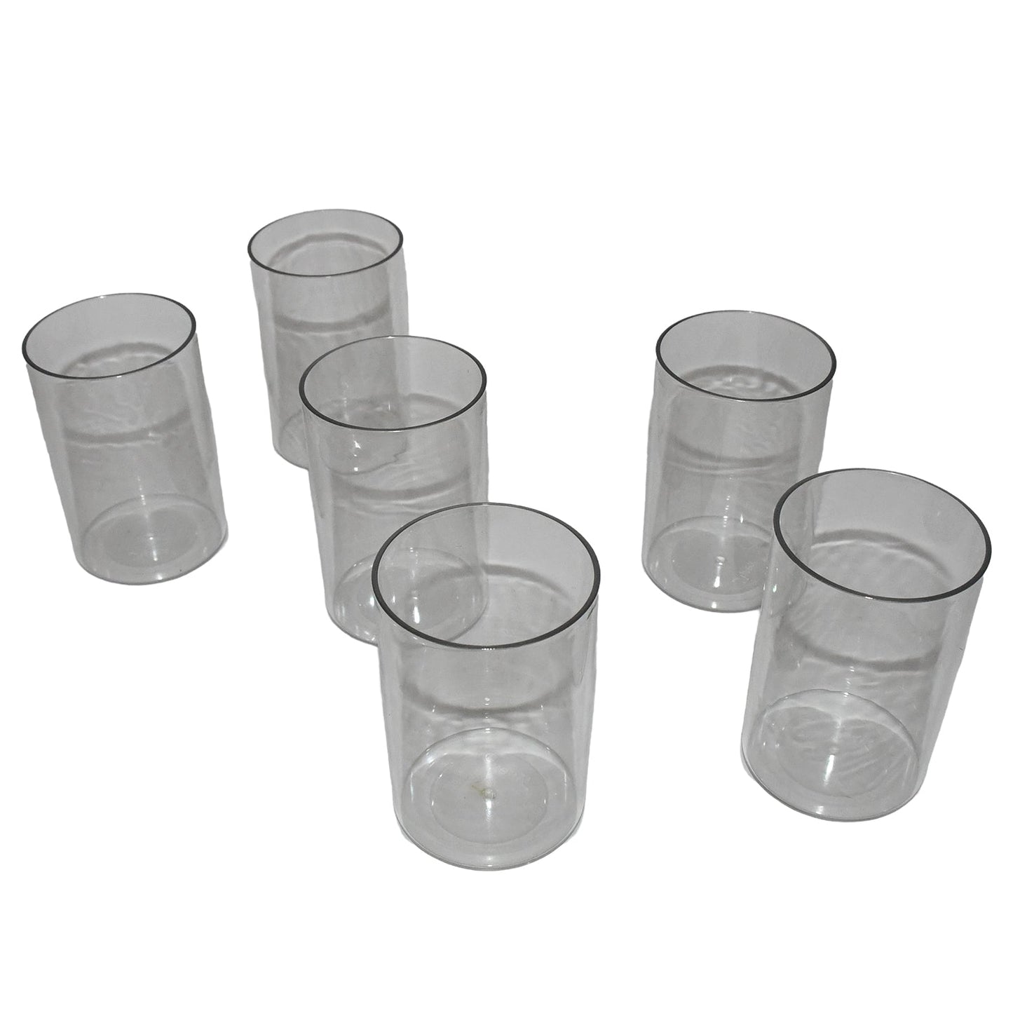 Apex Everyday Plastic Glass Set â€“ 6 Pieces Lightweight & Unbreakable