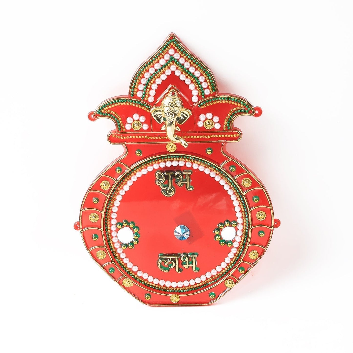 Decorative Kalash Wall Hanging with Shubh Labh (1 Pc)
