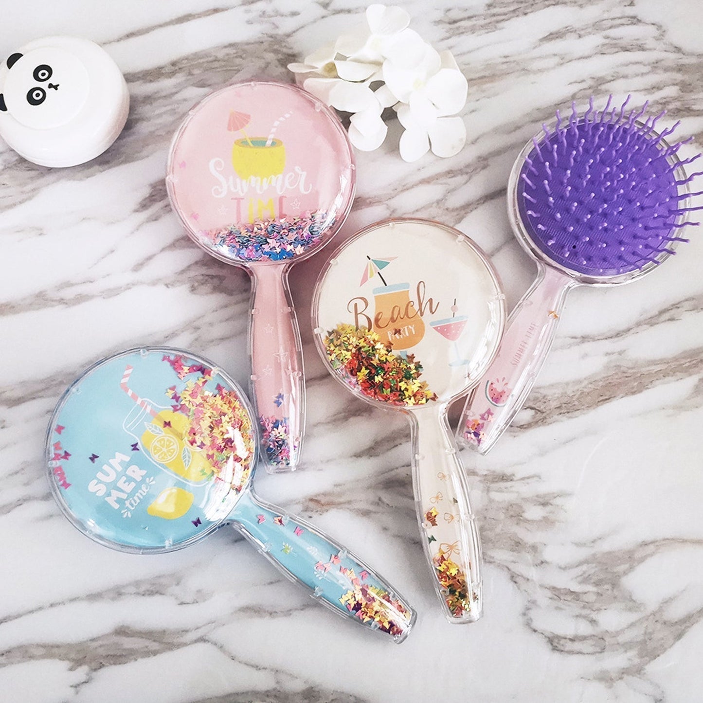 Hair Brush for Kids Detangling Anti-static Soft Massage for Braids Curly Straight Long or Short Wet Or Dry Hair (Multi-Design), Hair accessories