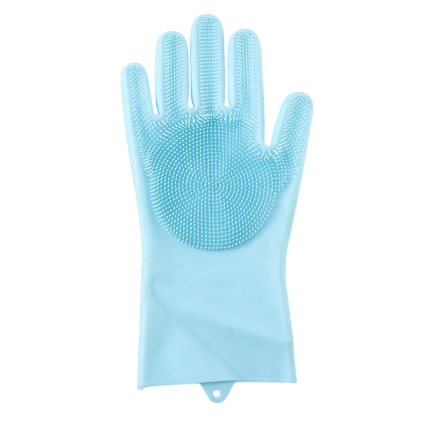 Right Hand Silicone Dishwashing Cleaning Glove with Scrubber Brush (1 Pc)