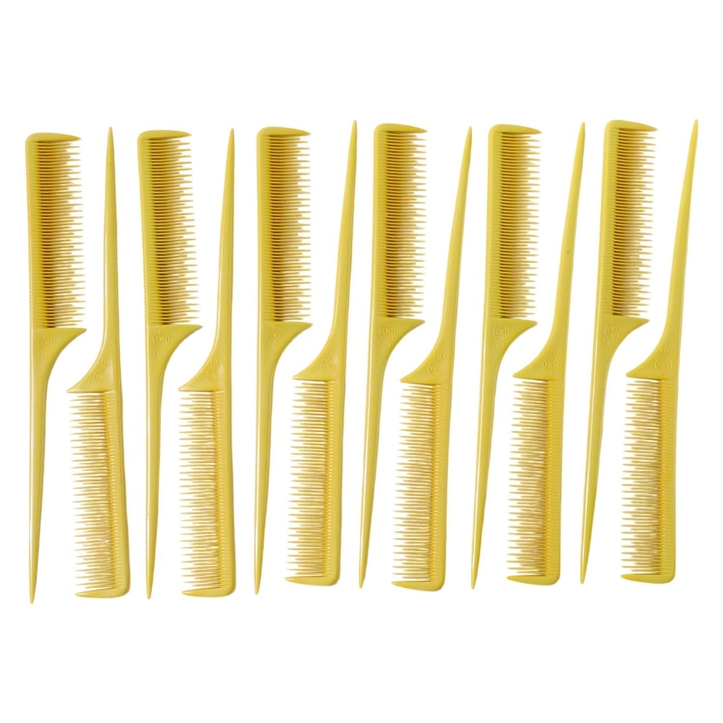 Professional Tail Comb Set for Hair Styling (12 Pc Set)