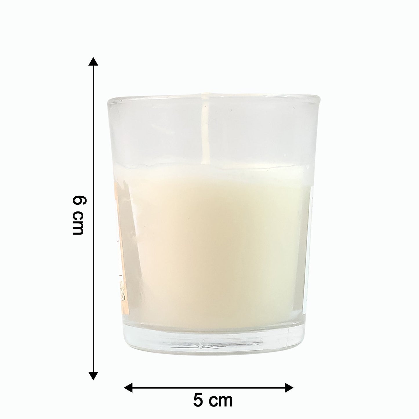 In'lief  Blueberry Soy-Blend Votive Candle Glass â€“ 50 gm (1 Pc)