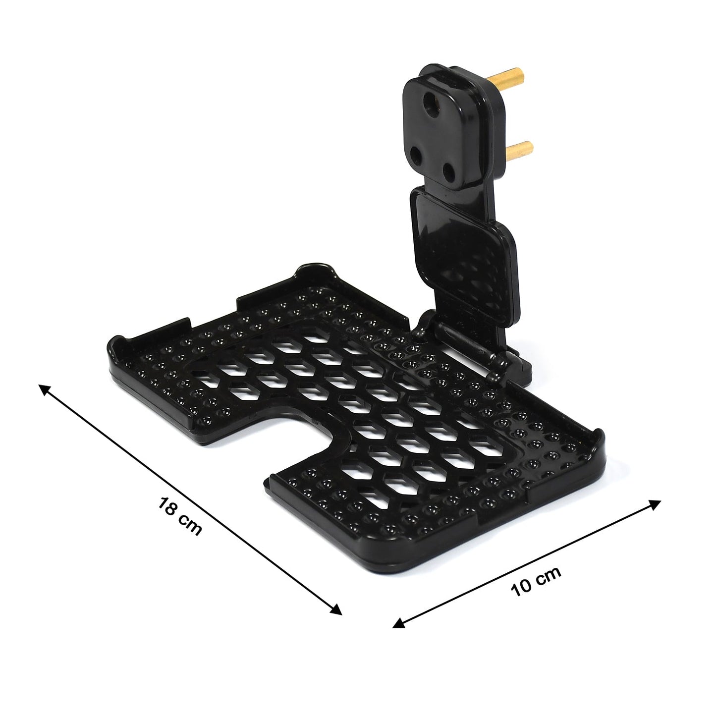 Multi-Purpose Wall Holder Stand for Charging Mobile (Black)