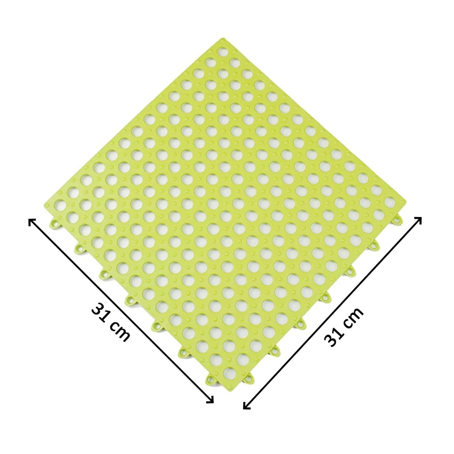 Bath Anti Slip Mat Used while bathing and toilet purposes to avoid slippery floor surfaces. (Pack Of 6)