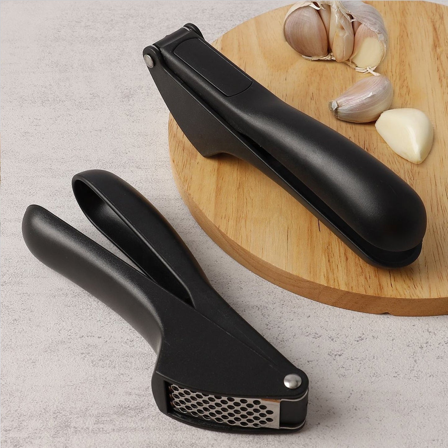 Manual Garlic Press Crusher Tool (1 Pc)