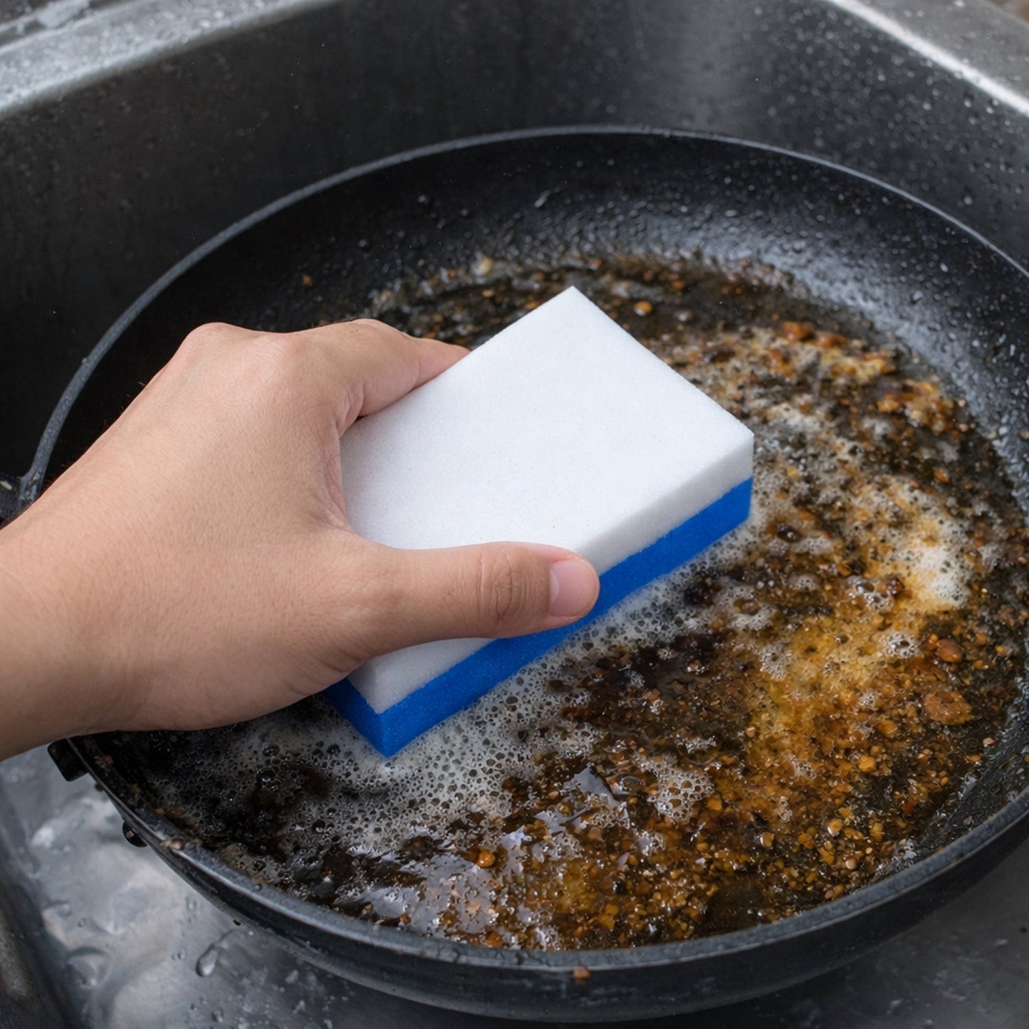 Dual Layer Cleaning Sponge Eraser Pads (2 Pc)